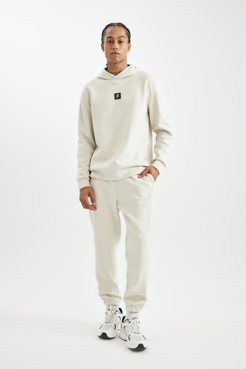 DeFacto Beige Man DeFactoFit Standard Fit Sports Jogger Sweatpants Casual - Image 1